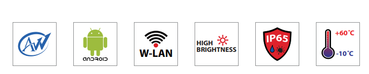 43" IP65 Embedded computer Kiosk